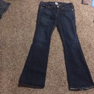 Slightly worn True Religion Boot cut Jeans size 30